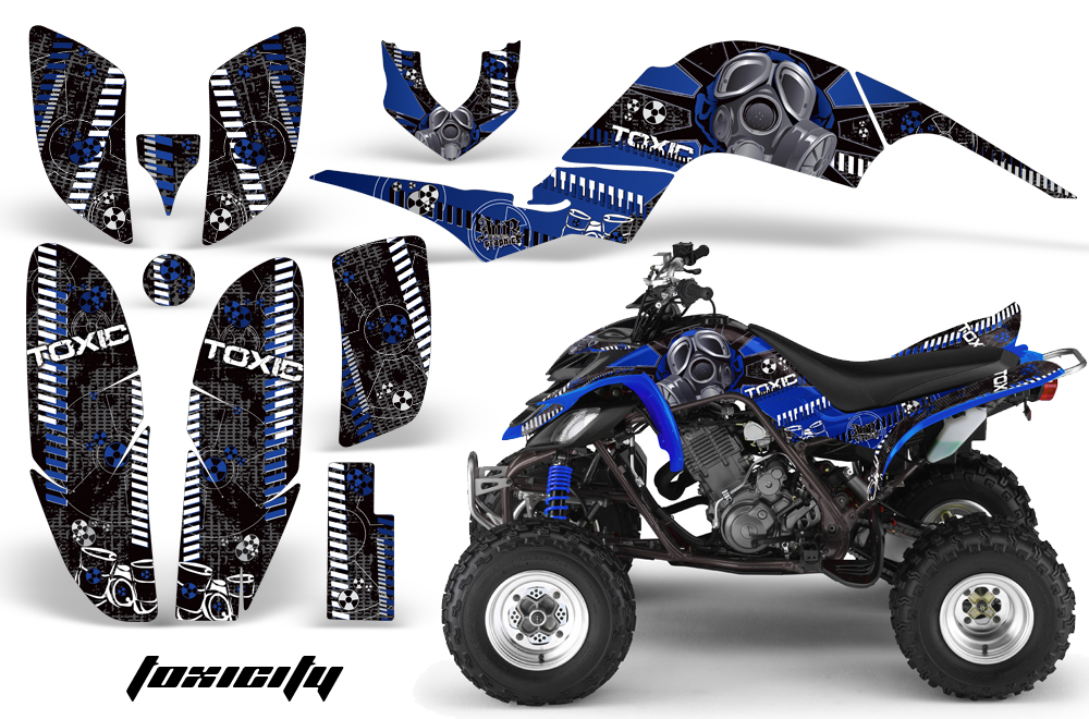 Yamaha Raptor 660 Graphics Toxicity Blue